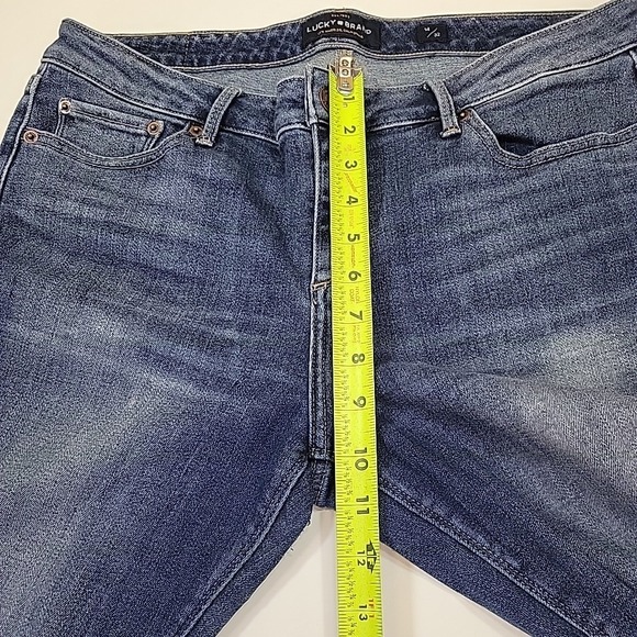 Lucky Brand 221 Straight Jeans Womens 14x32 Blue Medium Wash Denim - Picture 5 of 12